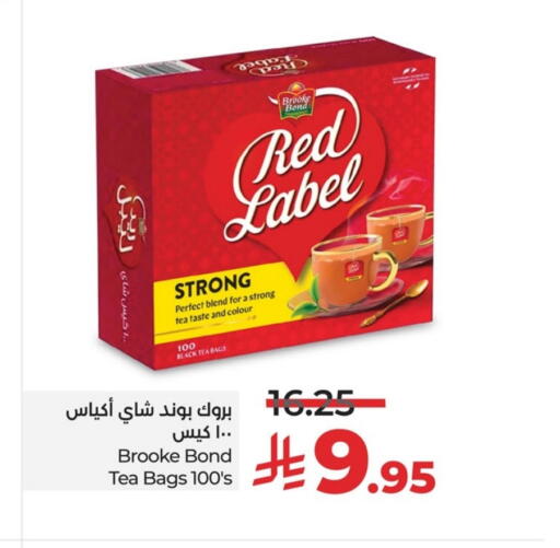 RED LABEL Tea Bags available at LULU Hypermarket in KSA, Saudi Arabia, Saudi - Qatif