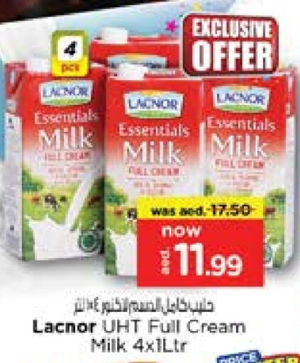 LACNOR Full Cream Milk available at Nesto Hypermarket in UAE - Sharjah / Ajman
