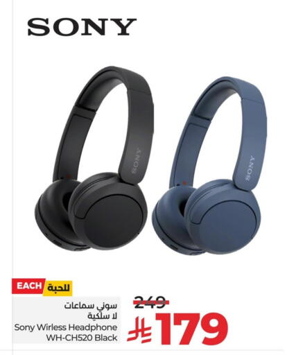 SONY Earphone available at LULU Hypermarket in KSA, Saudi Arabia, Saudi - Saihat