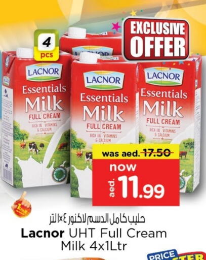 LACNOR Full Cream Milk available at Last Chance  in UAE - Fujairah