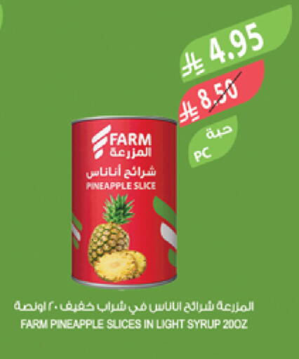 Pineapple available at المزرعة in مملكة العربية السعودية, السعودية, سعودية - المنطقة الشرقية