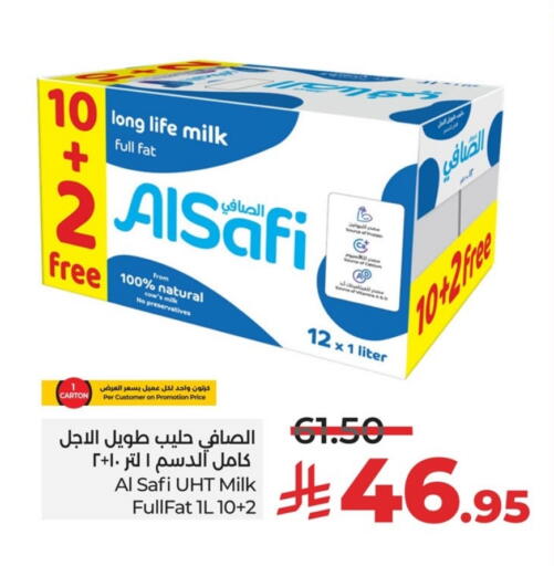 Milk & Laban in LULU Hypermarket, Saudi Arabia Offers - Saudi Arabia AL SAFI Long Life / UHT Milk available at LULU Hypermarket in KSA, Saudi Arabia, Saudi - Hafar Al Batin
