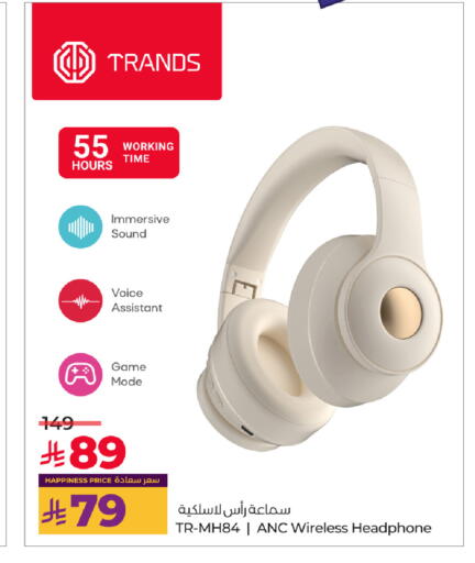 TRANDS Earphone available at LULU Hypermarket in KSA, Saudi Arabia, Saudi - Mecca