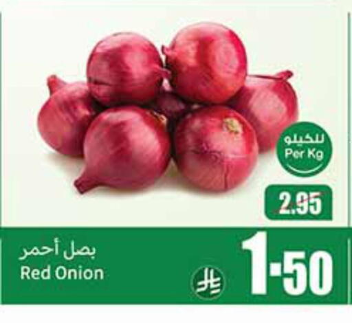 Onion available at Othaim Markets in KSA, Saudi Arabia, Saudi - Abha