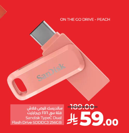 SANDISK Flash Drive available at LULU Hypermarket in KSA, Saudi Arabia, Saudi - Tabuk