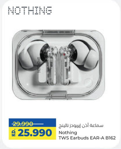 NOTHING Earphone available at Lulu Hypermarket  in Kuwait - Ahmadi Governorate