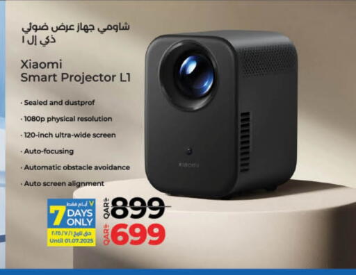 Monitors & Projectors in LuLu Hypermarket, Qatar Offers - Qatar XIAOMI available at LuLu Hypermarket in Qatar - Al-Shahaniya