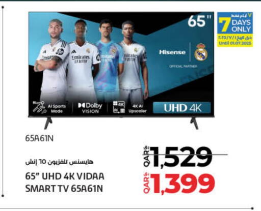 HISENSE Smart TV available at LuLu Hypermarket in Qatar - Al Khor