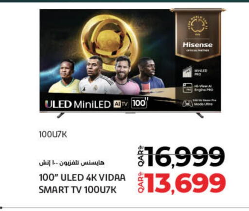 HISENSE Smart TV available at LuLu Hypermarket in Qatar - Al Daayen