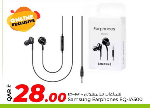 Accessories - Electronics in Rawabi Hypermarket, Qatar Offers - Qatar SAMSUNG Earphone available at Rawabi Hypermarket in Qatar - Al Wakra