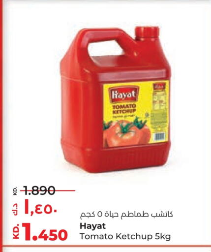 HAYAT Tomato Ketchup available at Lulu Hypermarket  in Kuwait - Ahmadi Governorate