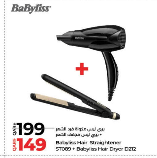BABYLISS Hair Appliances available at LuLu Hypermarket in Qatar - Al Wakra