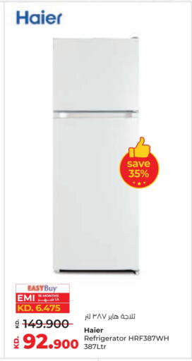 HAIER Refrigerator available at Lulu Hypermarket  in Kuwait - Ahmadi Governorate