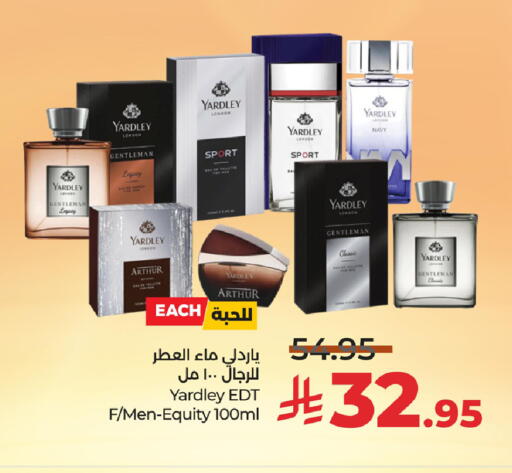 YARDLEY available at LULU Hypermarket in KSA, Saudi Arabia, Saudi - Hafar Al Batin