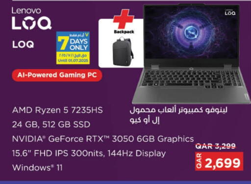 LENOVO Laptop available at LuLu Hypermarket in Qatar - Umm Salal