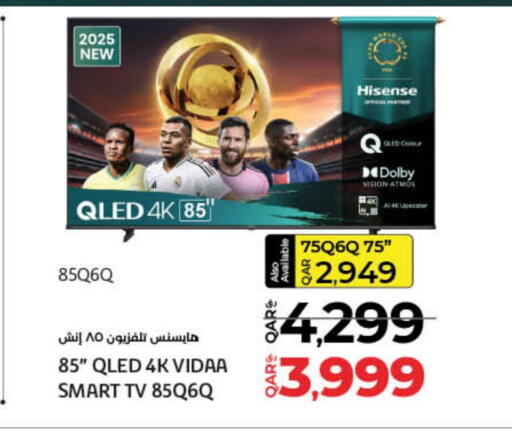 HISENSE Smart TV available at LuLu Hypermarket in Qatar - Al Daayen