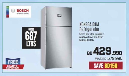 BOSCH Refrigerator available at Sharaf DG in Bahrain