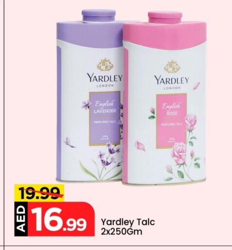 YARDLEY Talcum Powder available at Mark & Save in UAE - Abu Dhabi