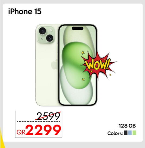 APPLE iPhone 15 available at iCONNECT  in Qatar - Al Rayyan