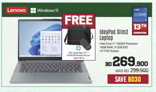 LENOVO Laptop available at Sharaf DG in Bahrain