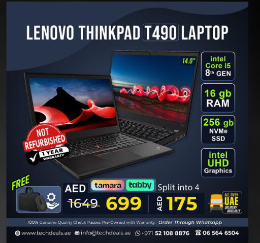 Computer & Laptop in TechDeals Electronics Trading, UAE Offers - United Arab Emirates LENOVO Laptop available at TechDeals Electronics Trading in UAE - Ras al Khaimah