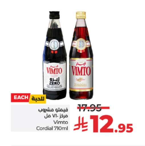 VIMTO available at LULU Hypermarket in KSA, Saudi Arabia, Saudi - Khamis Mushait