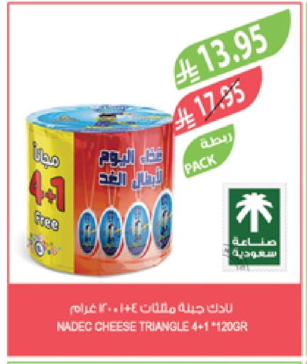 Cheese & Cream in Farm , Saudi Arabia Offers - Saudi Arabia NADEC Triangle Cheese available at Farm in KSA, Saudi Arabia, Saudi - Al Khobar