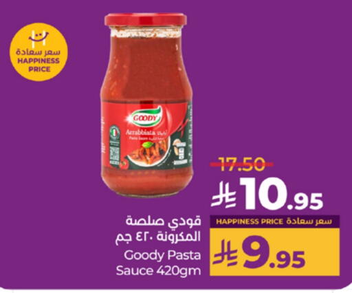 GOODY Pizza & Pasta Sauce available at LULU Hypermarket in KSA, Saudi Arabia, Saudi - Yanbu