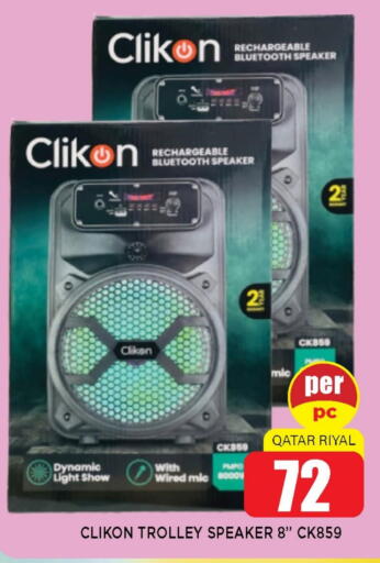 CLIKON Speaker available at Shop n Smile Hypermarket in Qatar - Al Shamal