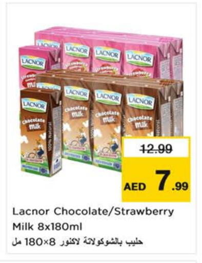 LACNOR Flavoured Milk available at Nesto Hypermarket in UAE - Fujairah
