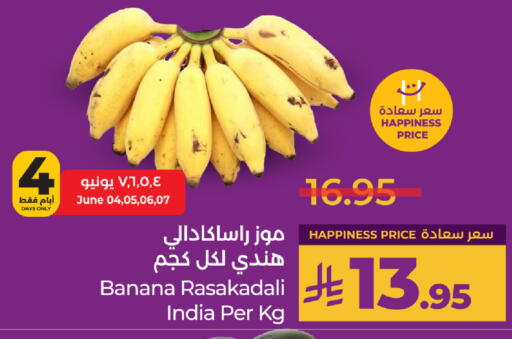 Banana from India available at LULU Hypermarket in KSA, Saudi Arabia, Saudi - Jeddah