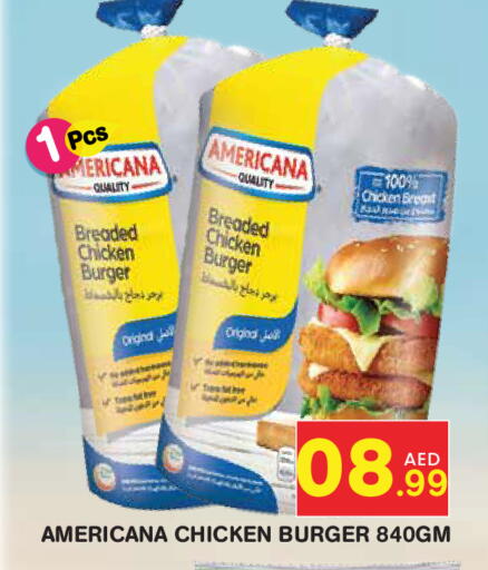 AMERICANA Chicken Burger available at Baniyas Spike  in UAE - Abu Dhabi