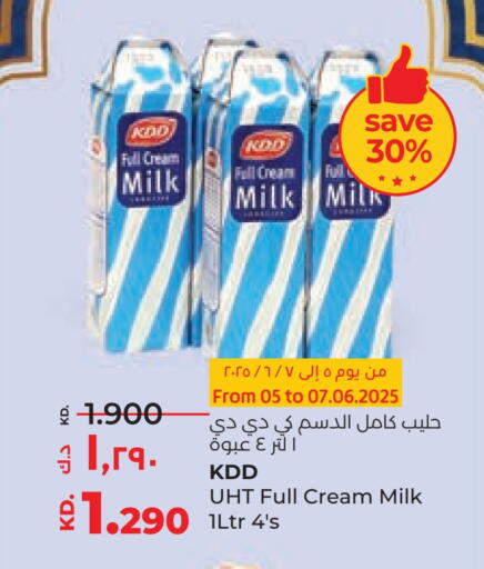 KDD Long Life / UHT Milk available at Lulu Hypermarket  in Kuwait - Jahra Governorate
