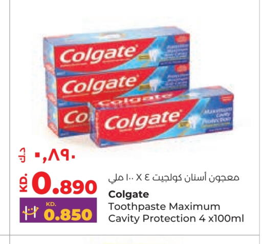 COLGATE Toothpaste available at Lulu Hypermarket  in Kuwait - Jahra Governorate