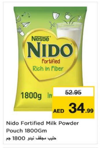 NIDO Milk Powder available at Nesto Hypermarket in UAE - Fujairah