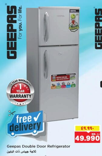 GEEPAS Refrigerator available at Nesto Hypermarkets in Kuwait - Ahmadi Governorate
