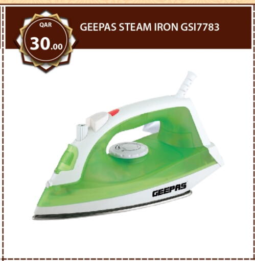 GEEPAS Ironbox available at G MAX Hypermarket in Qatar - Al Wakra