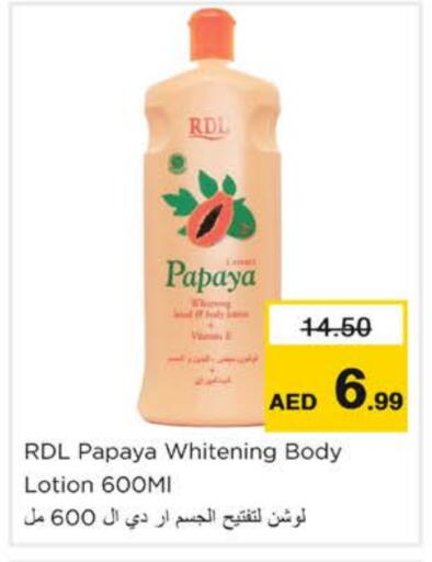RDL Body Lotion & Cream available at Nesto Hypermarket in UAE - Ras al Khaimah