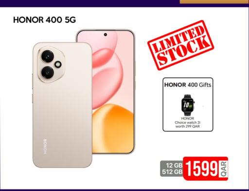 HONOR available at iCONNECT  in Qatar - Al Shamal