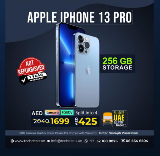 APPLE iPhone 13 available at TechDeals Electronics Trading in UAE - Umm al Quwain