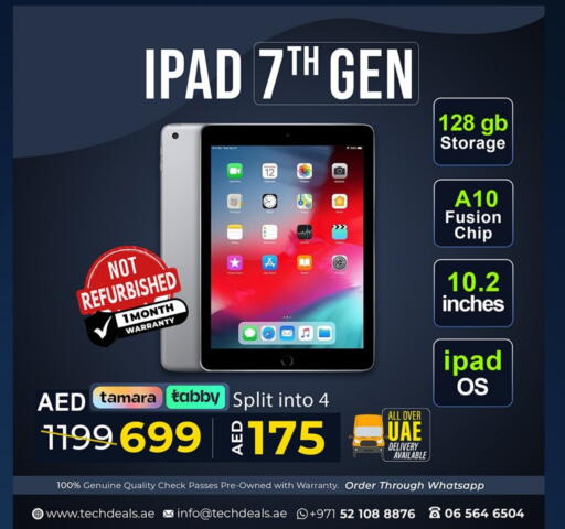 APPLE iPad available at TechDeals Electronics Trading in UAE - Umm al Quwain