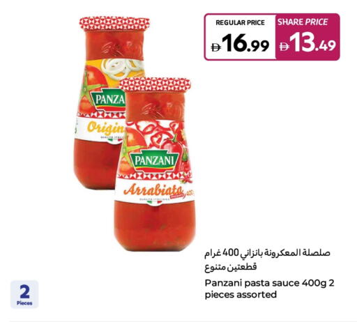 PANZANI Pizza & Pasta Sauce available at Carrefour UAE in UAE - Al Ain