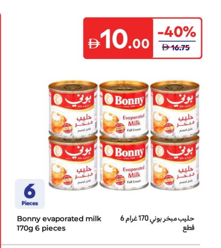 BONNY Evaporated Milk available at Carrefour UAE in UAE - Fujairah