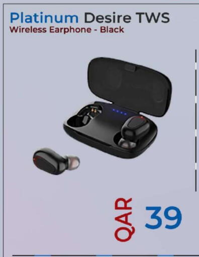 PLATINUM Earphone available at Ansar Gallery in Qatar - Al Khor
