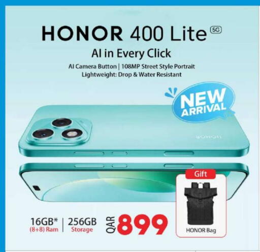 HONOR available at Ansar Gallery in Qatar - Umm Salal