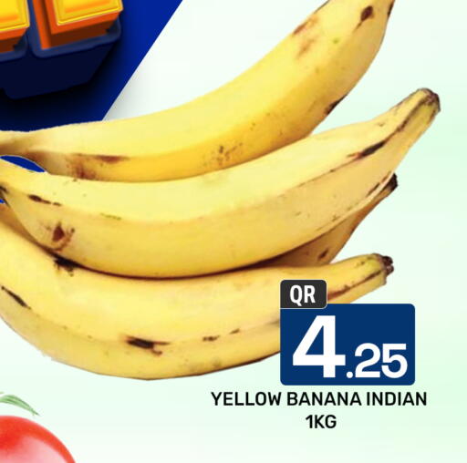 Banana from India available at Majlis Hypermarket in Qatar - Doha