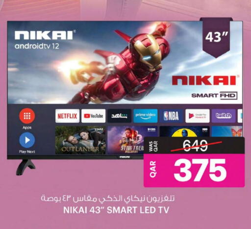 NIKAI Smart TV available at Ansar Gallery in Qatar - Al Shamal