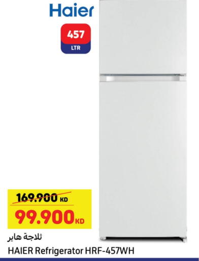 HAIER Refrigerator available at Carrefour in Kuwait - Jahra Governorate