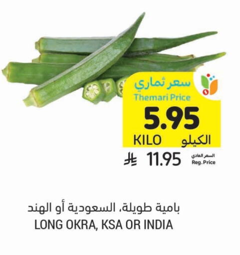 Fresh Vegetables in Tamimi Market, Saudi Arabia Offers - Saudi Arabia Lady's finger from India available at Tamimi Market in KSA, Saudi Arabia, Saudi - Hafar Al Batin