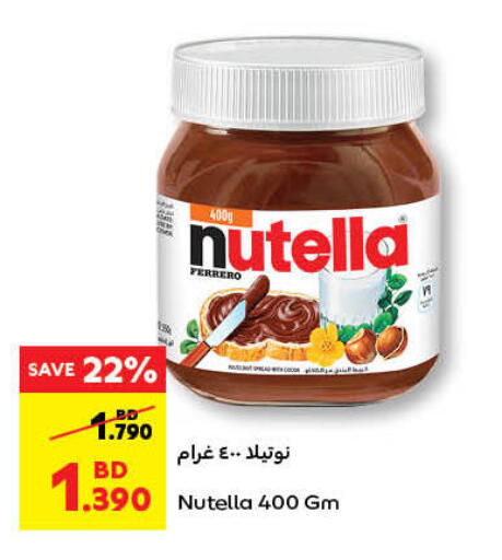 NUTELLA Chocolate Spread available at Carrefour in Bahrain